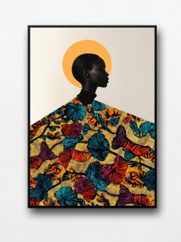 Affiche encadrée - Radiant Muse (Wax Pop Art) - Accueil | Oueso - A...