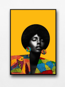 Framed poster - L'âme en Wax (Wax Pop Art) - Accueil | Oueso - Cont...