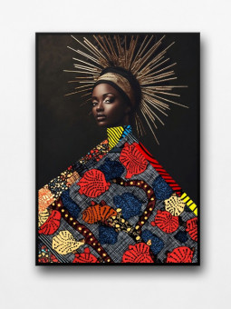 Framed poster - Crown Queen (Wax Pop Art) - Accueil | Oueso - Conte...