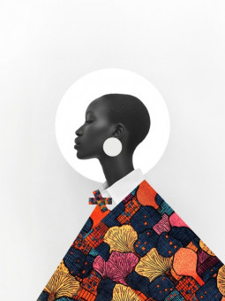Affiche - Afro Elegance (Wax Pop Art)