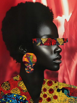 Poster - Red Style (Wax Pop Art) - Accueil | Oueso - Contemporary A...