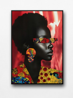 Affiche encadrée - Red Style (Wax Pop Art) - Accueil | Oueso - Art ...