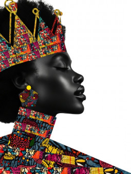 Affiche - Colormix (Wax Pop Art) - Accueil | Oueso - Art Afro Conte...