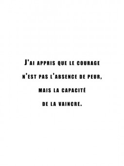 Affiche - Courage - Accueil | Oueso - Art Afro Contemporain