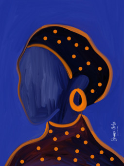 Affiche - Celia (Beaux arts) - Accueil | Oueso - Art Afro Contemporain