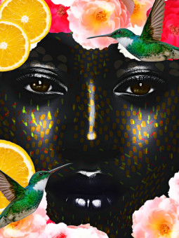 Poster -Afro Ombres