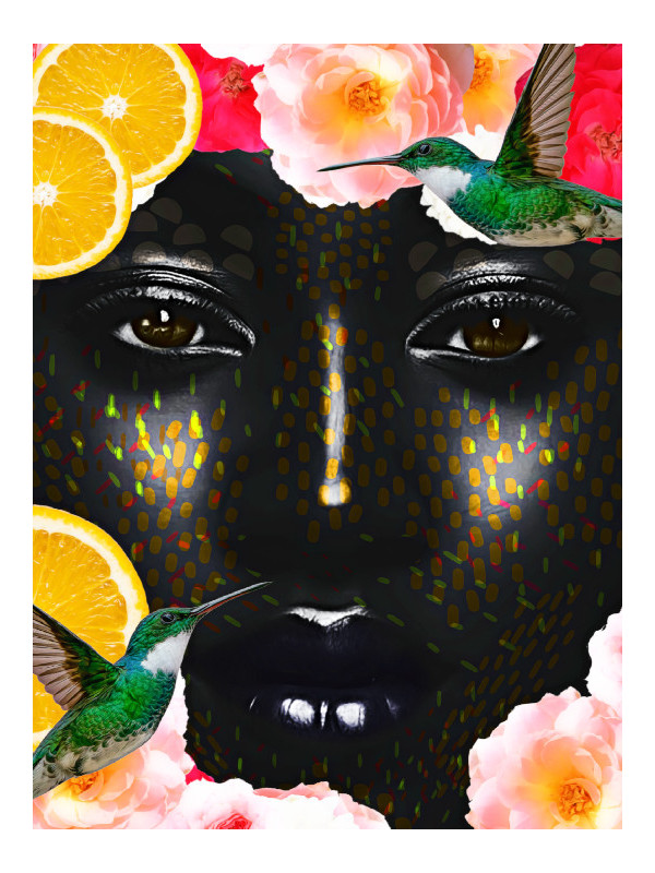 Poster -Afro Ombres
