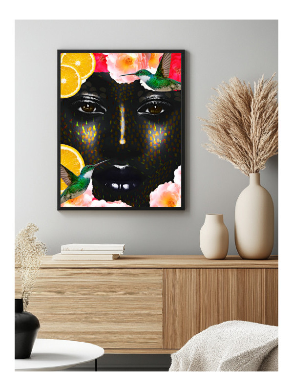 Poster -Afro Ombres