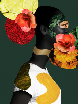 Affiche - Afro Aster - Accueil | Oueso - Art Afro Contemporain