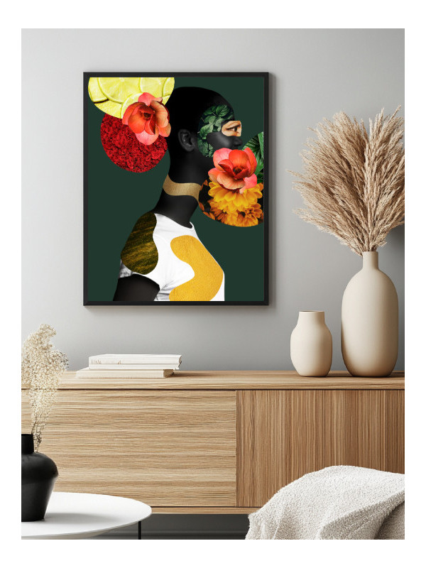 Poster - Afro Aster - Accueil | Oueso - Contemporary Afro Art