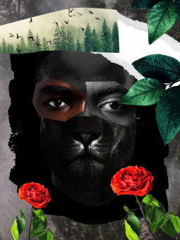 Affiche - Racines Fortes - Accueil | Oueso - Art Afro Contemporain