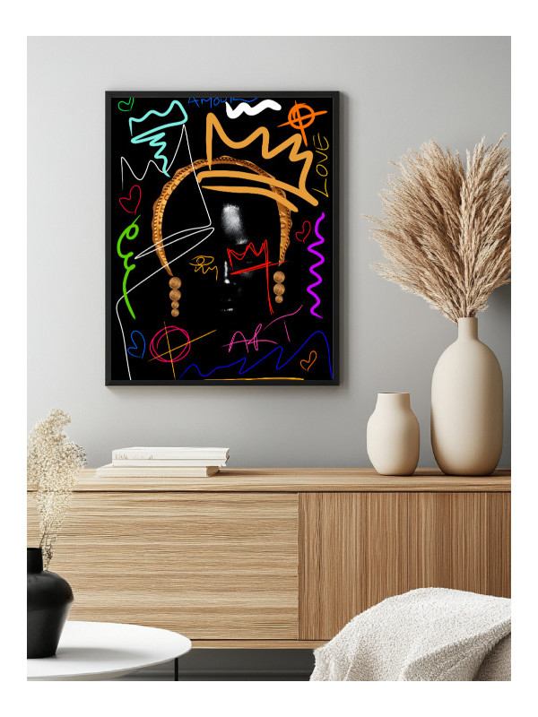 Poster - Afro Khadija - Accueil | Oueso - Contemporary Afro Art
