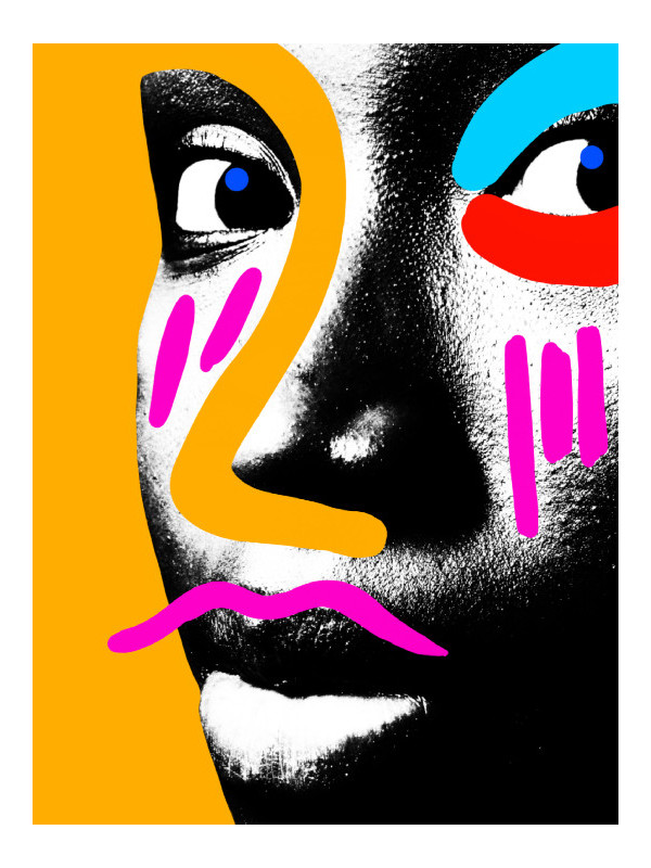 Poster Afro Beauté