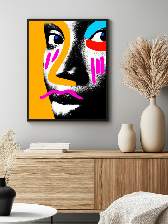 Poster Afro Beauté-WALL ART-OUESO