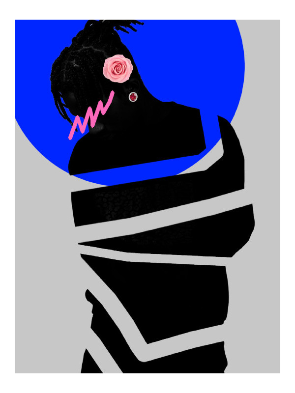 Poster - Afro Tête Basse