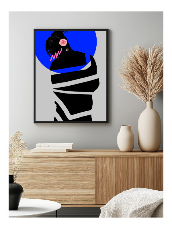 Poster - Afro Tête Basse