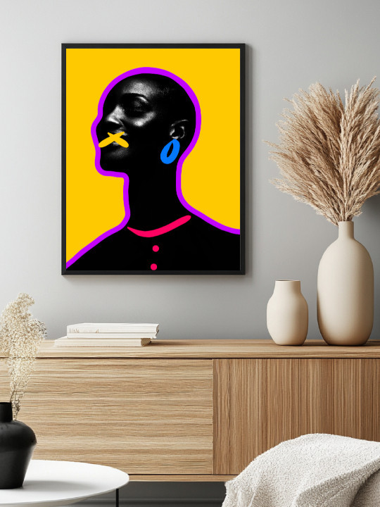 Affiche - Afro Step-Art mural-OUESO
