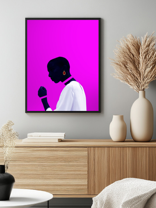 Affiche - Afro Muse-Art mural-OUESO