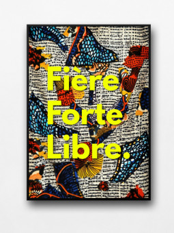 Affiche encadrée - Libre
