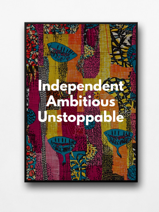 Affiche encadrée - Ambitious-Accueil-OUESO