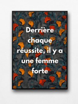 Framed poster - Reussite