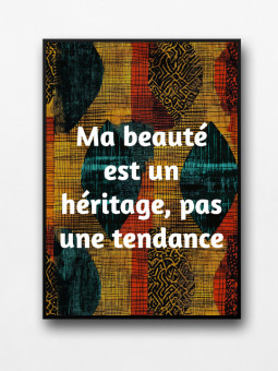Framed poster - Tendance