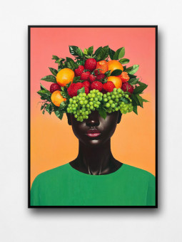 Affiche encadrée - Fruit Girl