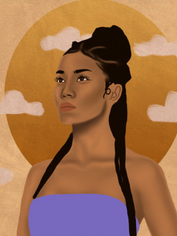 Poster - Maiko - Accueil | Oueso - Contemporary Afro Art