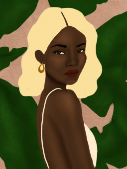 Affiche - Mindy - Accueil | Oueso - Art Afro Contemporain
