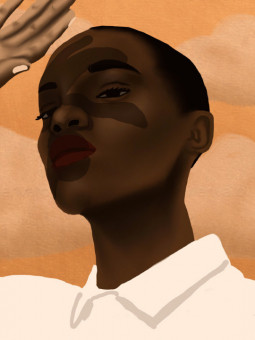 Affiche - Sunny day - Accueil | Oueso - Art Afro Contemporain