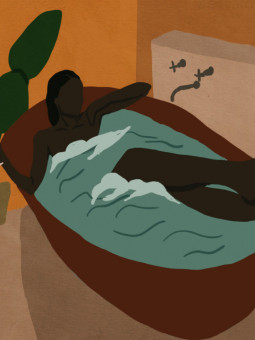 Affiche - Take care - Accueil | Oueso - Art Afro Contemporain