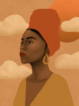 Affiche - Zayila - Accueil | Oueso - Art Afro Contemporain