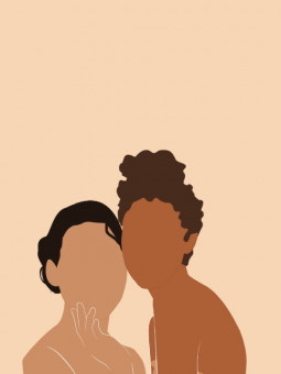 Affiche - Beauty shape - Accueil | Oueso - Art Afro Contemporain